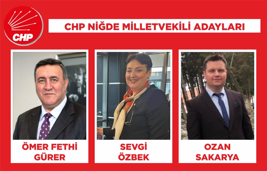 CHP’nin Niğde Milletvekili Adayları Belli Oldu