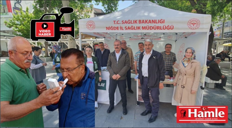 Niğde’de sigaranın zararlarına dikkat çekildi