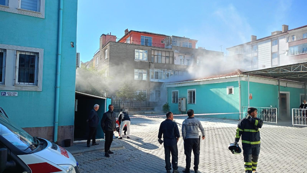 Niğde İl Sağlık Müdürlüğü’nde Yangın Tatbikatı! 