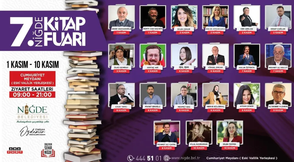 NİĞDE 7. KİTAP FUARI BAŞLIYOR!