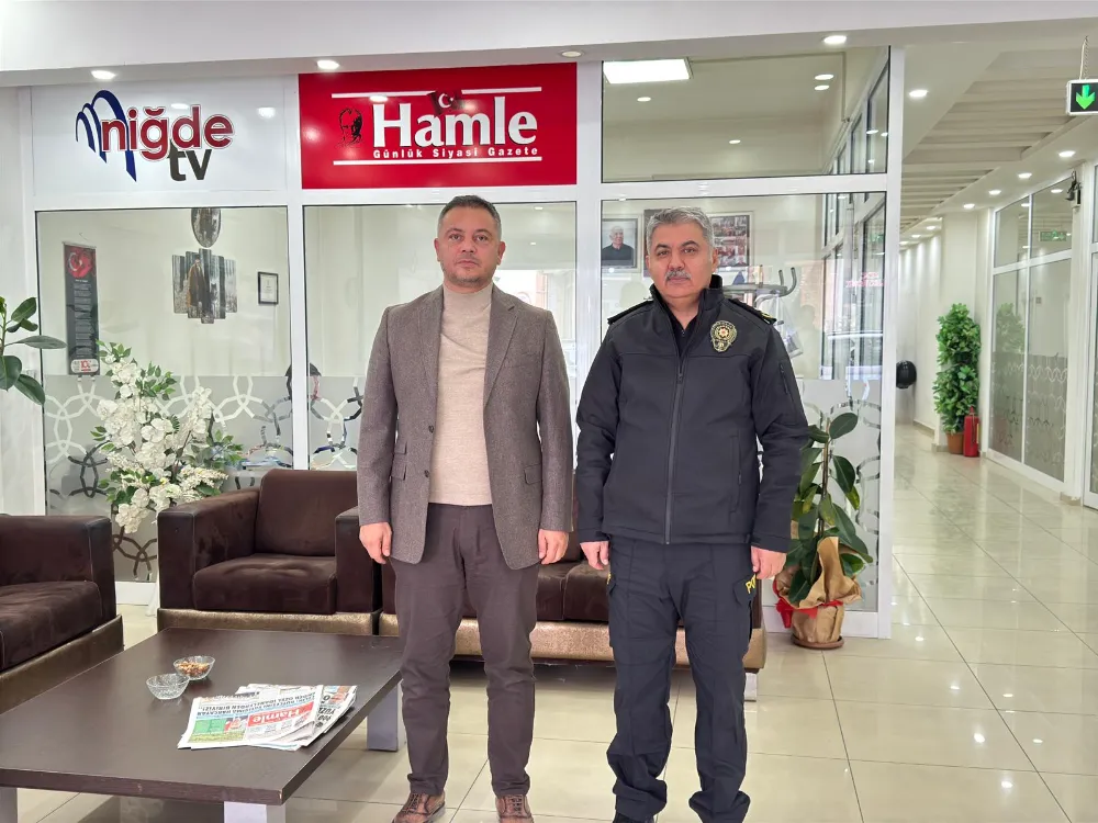 Niğde İl Emniyet Müdürü Yılmaz Delen’den Hamle Gazetesi’ne Ziyaret