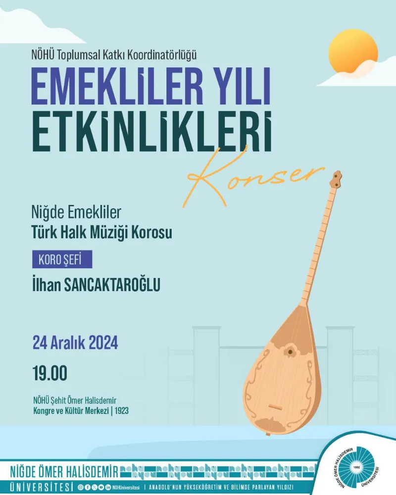 Niğde’de 2024 Emekliler Yılı Etkinlikleri Başlıyor