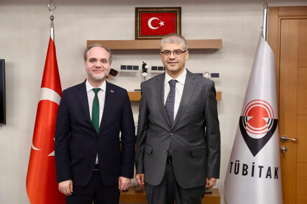 Uslu TÜBİTAK Başkanı Prof. Dr. Orhan Aydın’ı Ziyaret Etti