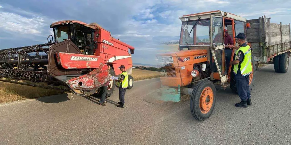 Trafikte Tarım Araçlarına Dikkat!