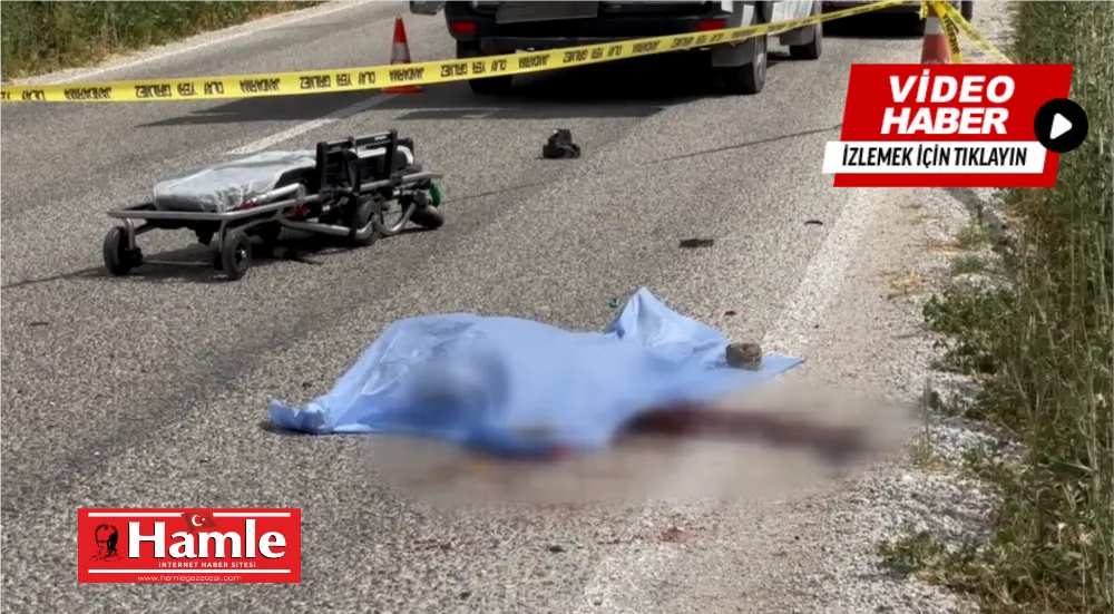 Kamyonla çarpışan motosikletin sürücüsü öldü