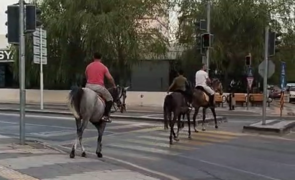 Niğde’de Trafik Kurallarına Uyan Atlılar! 