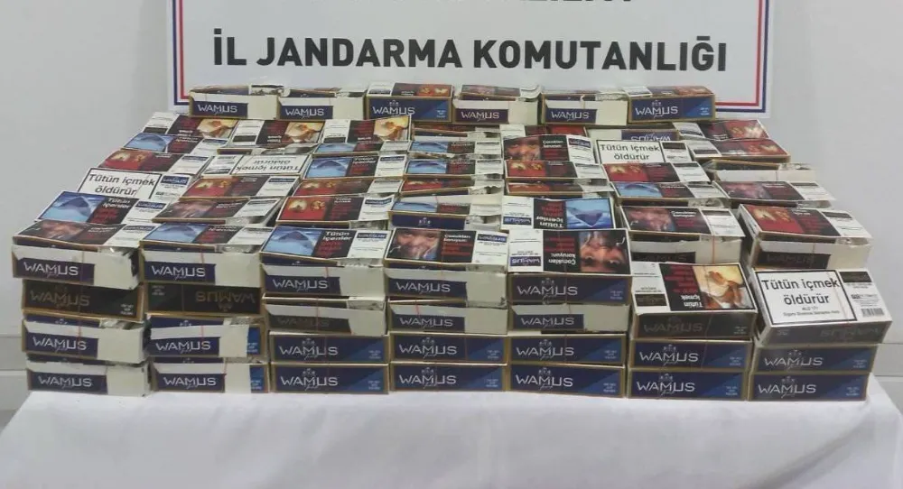 Nakliye aracında 40 bin adet kaçak sigara bulundu