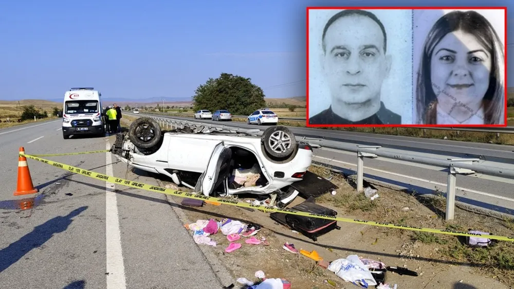 Feci kaza! Polis memuru çift hayatını kaybetti, çocukları yaralı