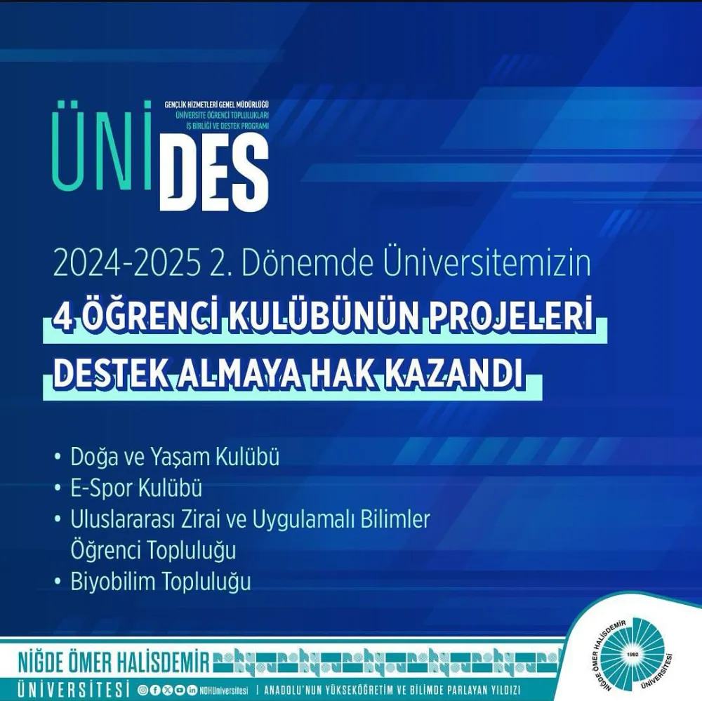 ÜNİVERSİTELİ ÖĞRENCİ TOPLULUKLARINA PROJE DESTEĞİ