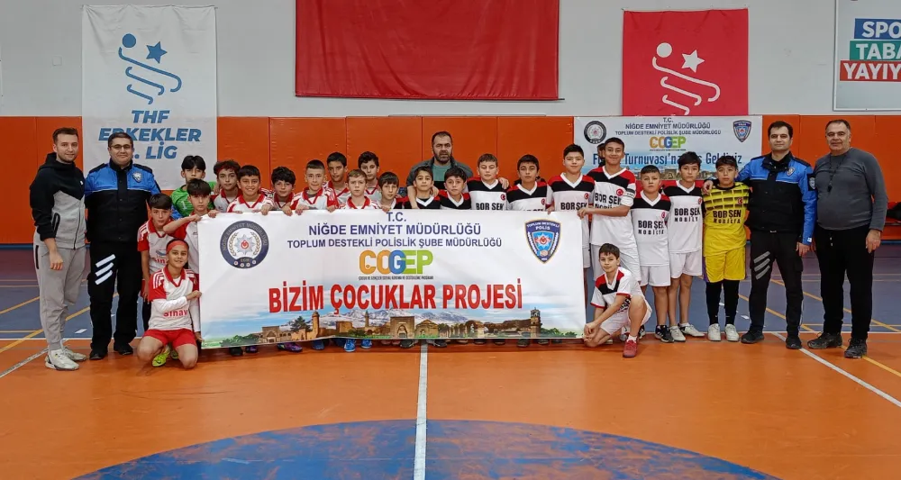 “BİZİM ÇOCUKLAR” PROJESİ KAPSAMINDA FUTSAL TURNUVASI DÜZENLENDİ