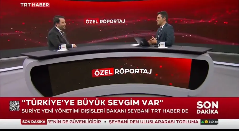 Suriye Dışişleri Bakanı Hasan Şeybani’den TRT Haber’e Özel Açıklamalar