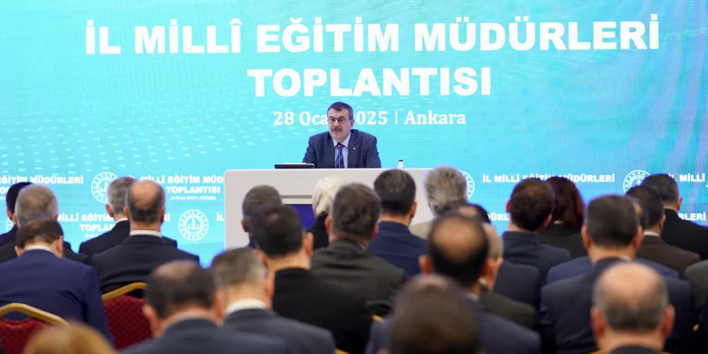 BAKAN TEKİN, 81 İLİN MİLLÎ EĞİTİM MÜDÜRÜYLE BİR ARAYA GELDİ