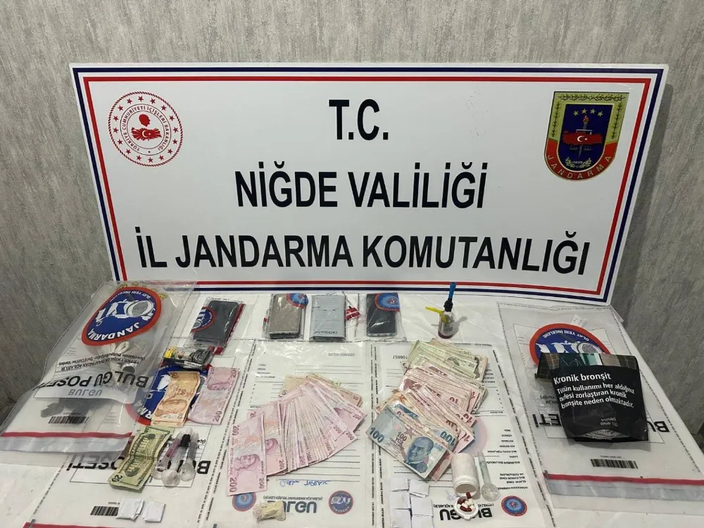 NİĞDE’DE UYUŞTURUCU OPERASYONU: 4 ŞÜPHELİ YAKALANDI