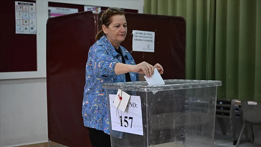 KKTC’de halk cumhurbaşkanı seçimi için sandık başında