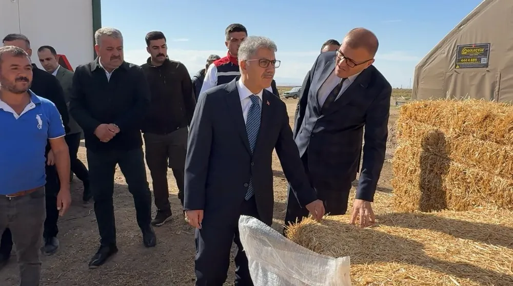 VALİ ÇELİK: DEVLET–MİLLET İŞ BİRLİĞİYLE ÜRETİCİLERİN YARALARINI SARIYORUZ (VİDEO HABER)
