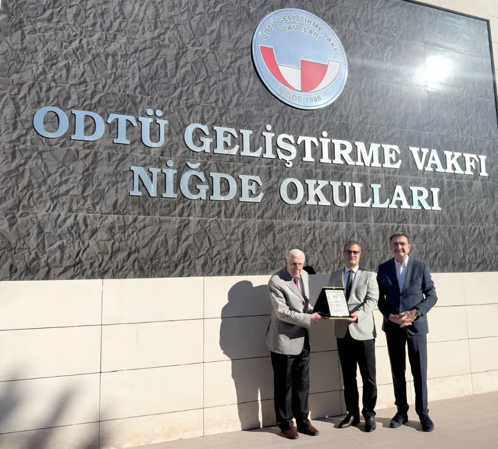 ODTÜ GV NİĞDE OKULLARI’NA SGK’DAN TEŞEKKÜR BELGESİ