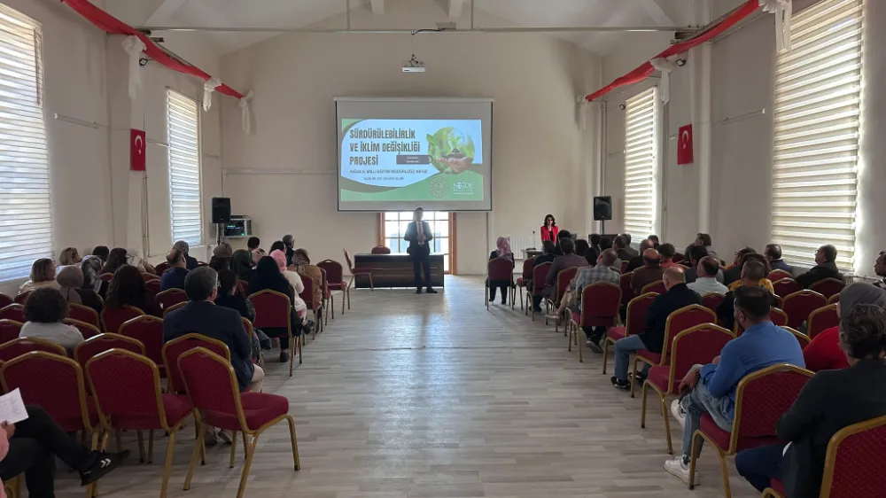 NİĞDE’DE “SÜRDÜRÜLEBİLİRLİK VE İKLİM DEĞİŞİKLİĞİ PROJESİ” TANITILDI