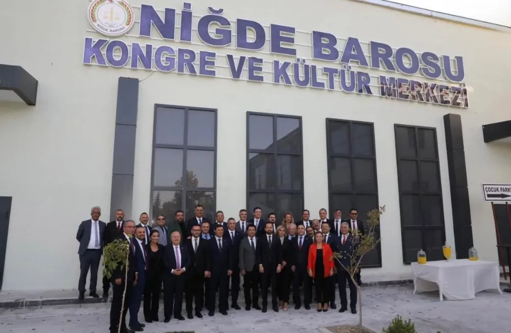 NİĞDE BAROSU YENİ HİZMET BİNASI VE SOSYAL TESİSİNİ AÇTI