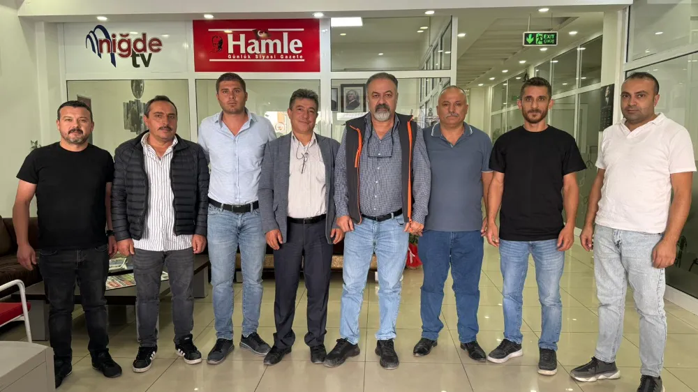 ÇINARLI KÖYÜ SOSYAL YARDIMLAŞMA DERNEĞİNDEN HAMLE GAZETESİNE ZİYARET