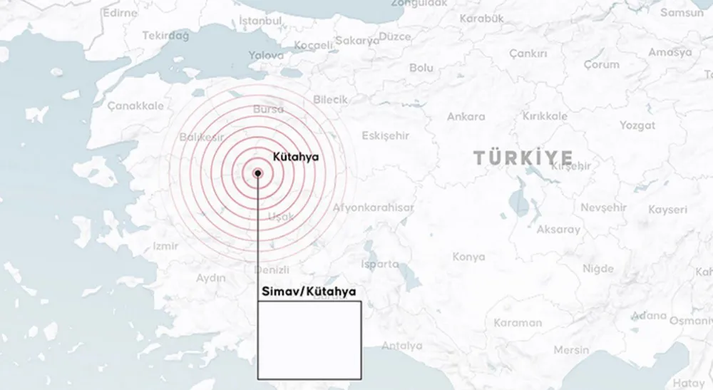 KÜTAHYA’NIN SİMAV İLÇESİNDE 4,9 BÜYÜKLÜĞÜNDE DEPREM!