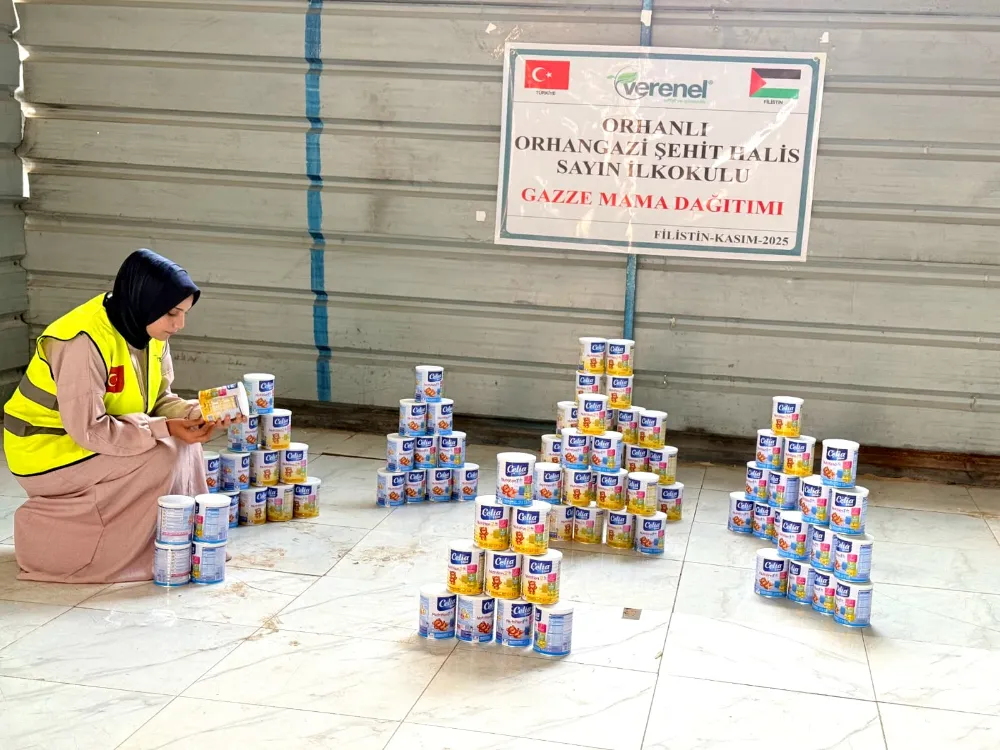 ORHANLI’DA DÜZENLENEN KERMESİN GELİRİ GAZZE’DEKİ ÇOCUKLARA ULAŞTIRILDI