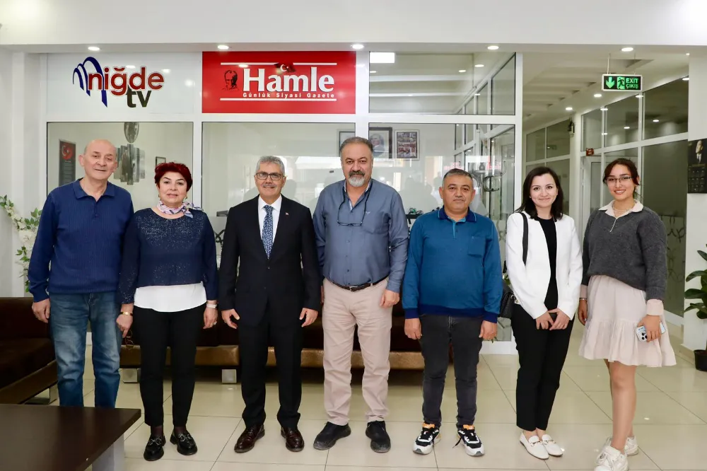 NİĞDE VALİSİ CAHİT ÇELİK’TEN HAMLE GAZETESİNE ZİYARET