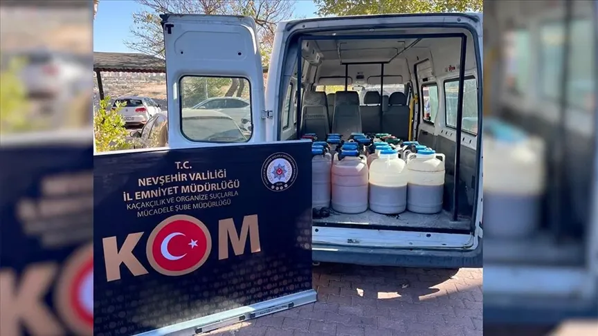 ÜLKE GENELİNDE ALKOLLÜ İÇKİ KAÇAKÇILIĞINA OPERASYON: 179 GÖZALTI