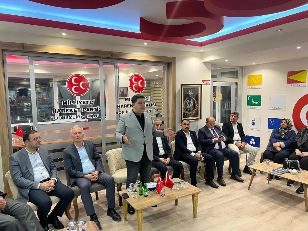 MHP NİĞDE TEŞKİLATI BOR’DA TEŞKİLAT BULUŞMASINDA BİR ARAYA GELDİ