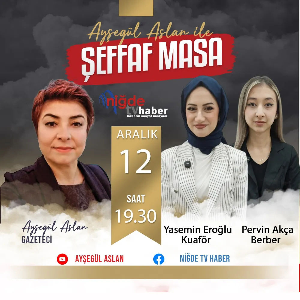 “SİHİRLİ ELLERDEN SİHİRLİ DOKUNUŞLAR” BU AKŞAM ŞEFFAF MASA’DA…