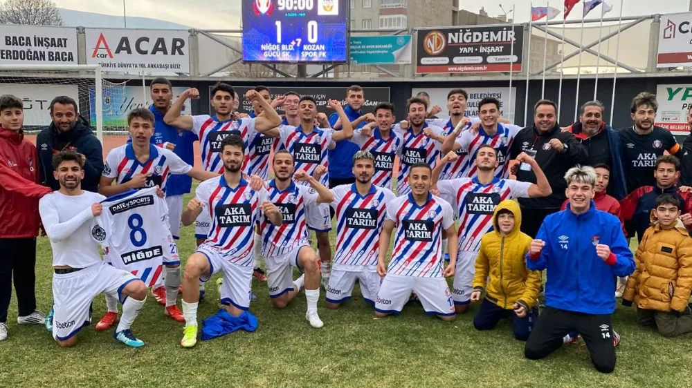 NİĞDE BELEDİYE GÜCÜ, KOZANSPOR’U 1-0 MAĞLUP ETTİ