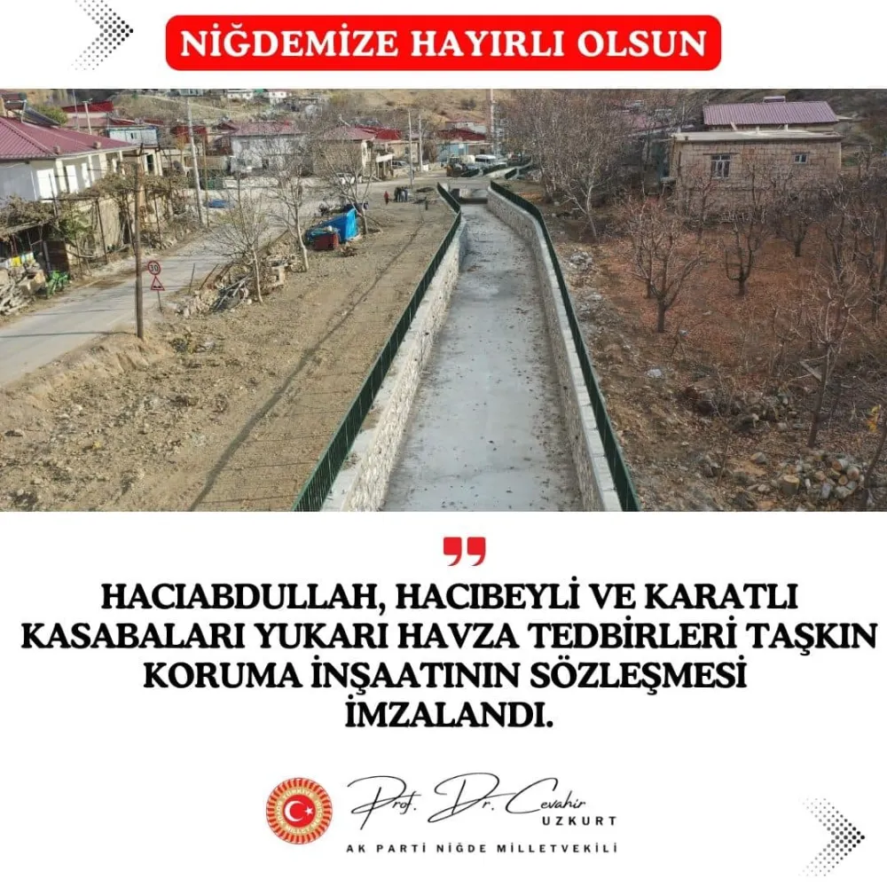 NİĞDE’DE TAŞKIN KORUMA PROJESİ HAYATA GEÇİYOR!