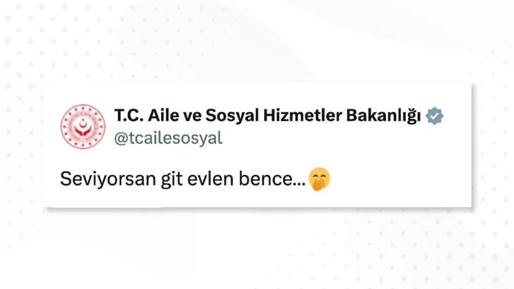 Aile ve Sosyal Hizmetler Bakanlığı’ndan 14 Şubat Paylaşımı