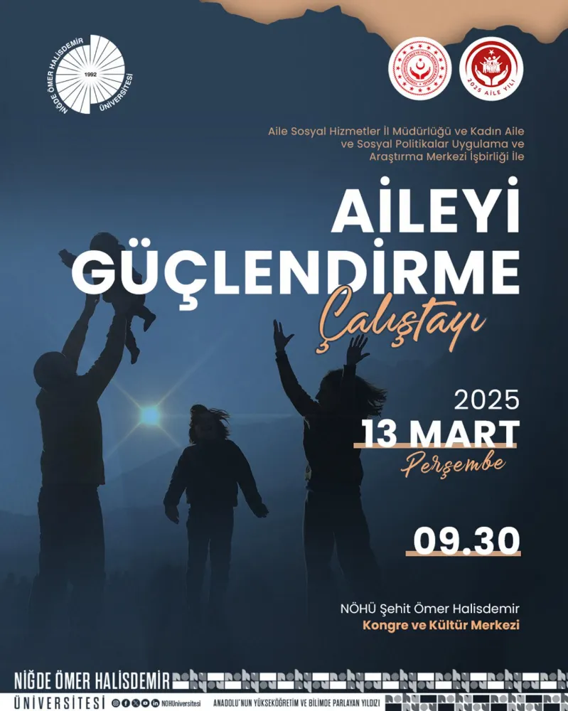 AİLEYİ GÜÇLENDİRME ÇALIŞTAYI NİĞDE