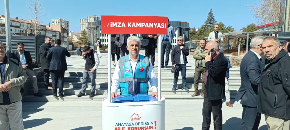 NİĞDE’DE ANAYASA DEĞİŞSİN, AİLE KORUNSUN KAMPANYASI BAŞLATILDI