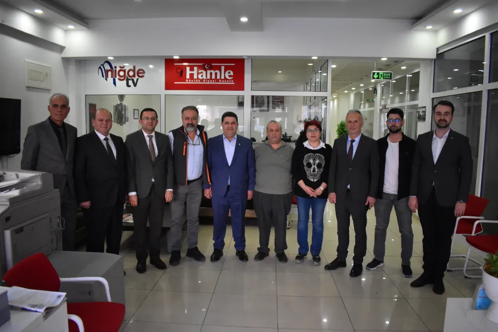 MHP NİĞDE HEYETİNDEN HAMLE GAZETESİNE ZİYARET