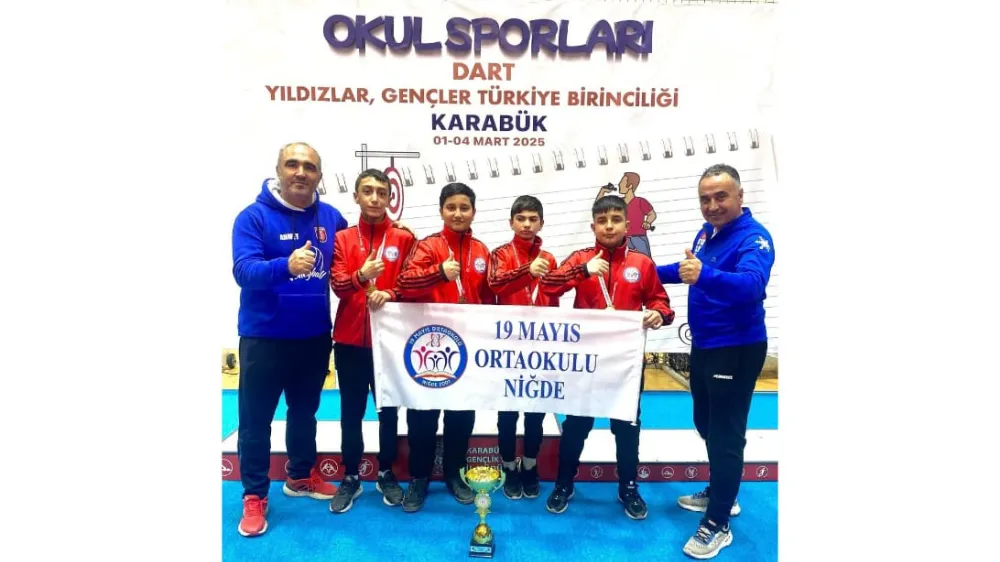 NİĞDE DART TAKIMI TÜRKİYE ŞAMPİYONU OLDU