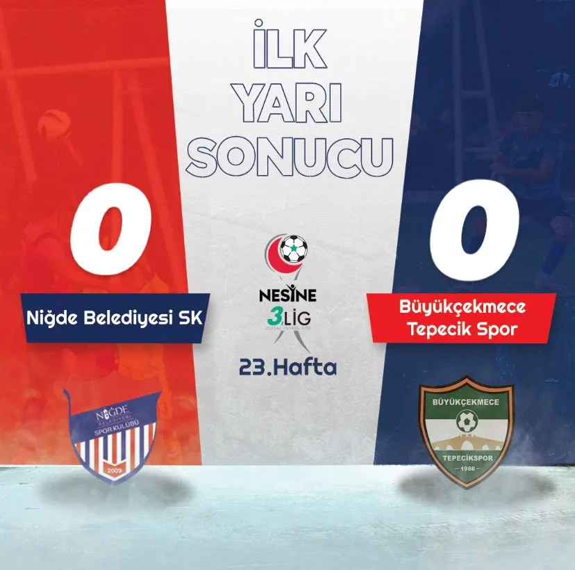 İLK YARIDA GOL SESİ ÇIKMADI 