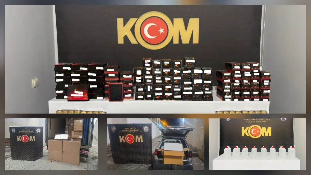 NİĞDE’DE 1 MİLYON MAKARON VE SAHTE ALKOL ELE GEÇİRİLDİ