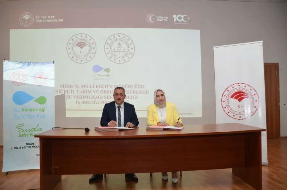 NİĞDE’DE SU VERİMLİLİĞİ İÇİN KURUMSAL İŞ BİRLİĞİ