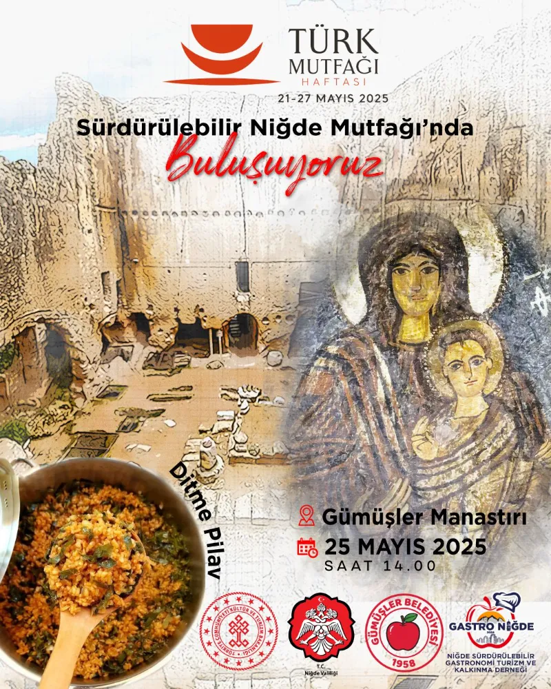 GÜMÜŞLER’DE DİTME PİLAVI VE CACIK İKRAMIYLA TÜRK MUTFAĞI HAFTASI KUTLANACAK