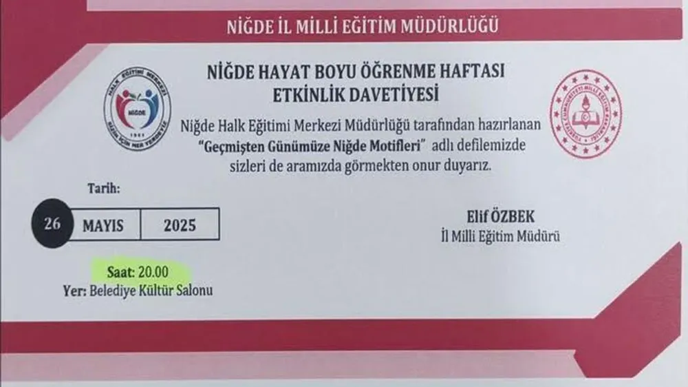 NİĞDE HEM’DEN GEÇMİŞTEN GÜNÜMÜZE KÜLTÜREL MODA DEFİLESİ