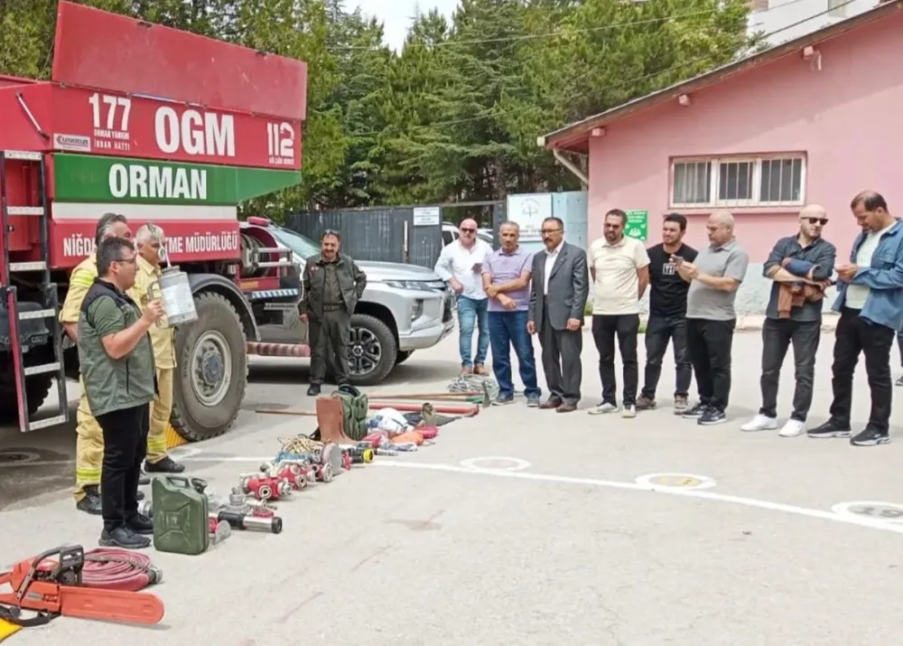 NİĞDE’DE ORMAN YANGINLARINA KARŞI GÖNÜLLÜ SEFERBERLİK