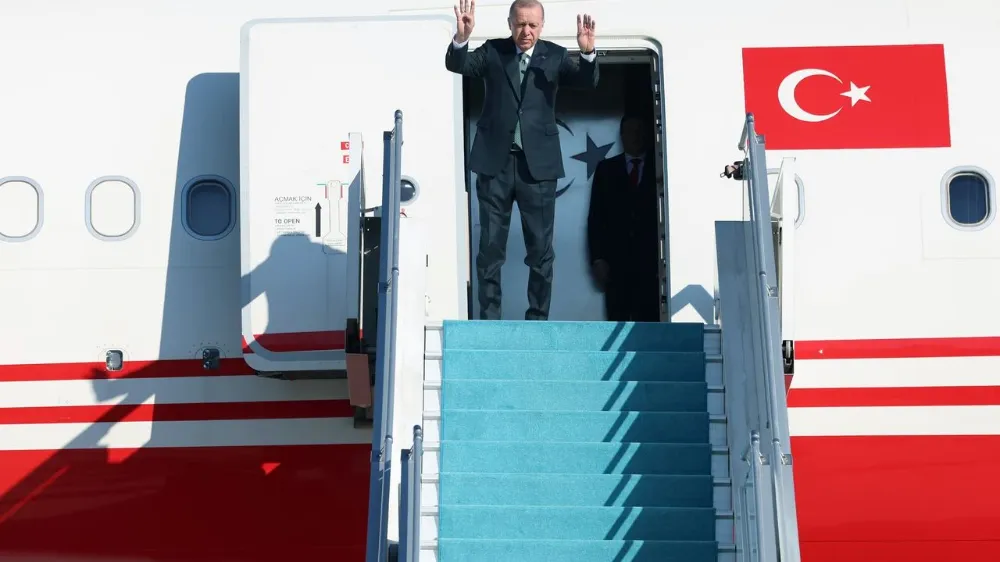 CUMHURBAŞKANI ERDOĞAN AZERBAYCAN’A GİTTİ