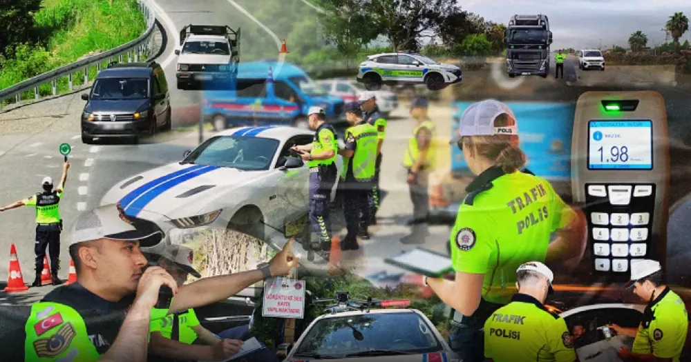 TRAFİK DENETİMLERİNDE 403 BİN ARAÇ VE SÜRÜCÜYE İŞLEM YAPILDI