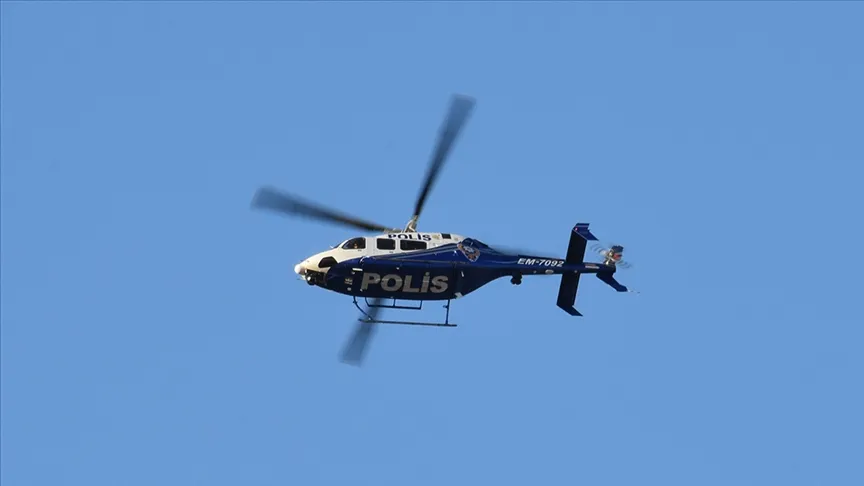 HELİKOPTER DESTEKLİ UYUŞTURUCU OPERASYONUNDA 61 ŞÜPHELİ YAKALANDI