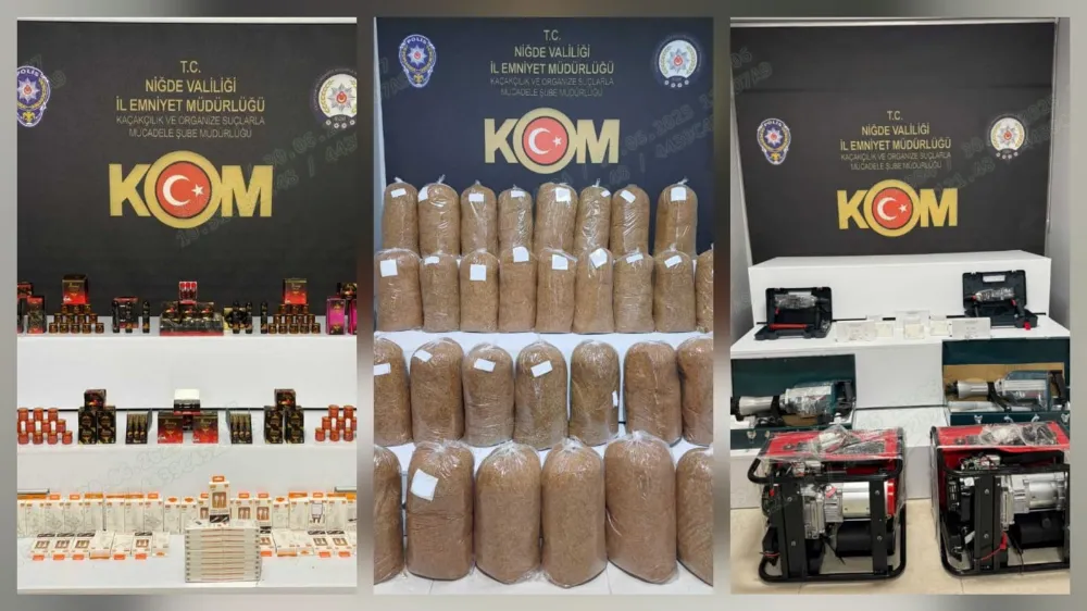 NİĞDE’DE KAÇAKÇILIK OPERASYONU 4 KİŞİ HAKKINDA ADLİ İŞLEM BAŞLATILDI