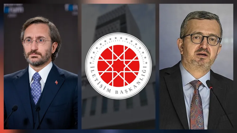 ALTUN GÖREVİ DEVRETTİ, DURAN YENİ İLETİŞİM BAŞKANI