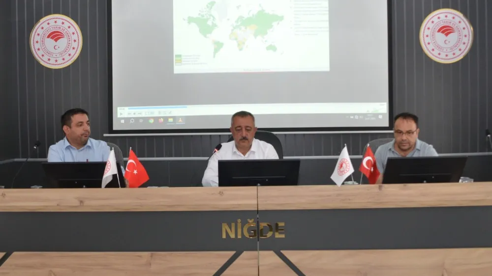 NİĞDE’DE GENEL TARIM SAYIMI ÖNCESİ PERSONELE EĞİTİM VERİLDİ