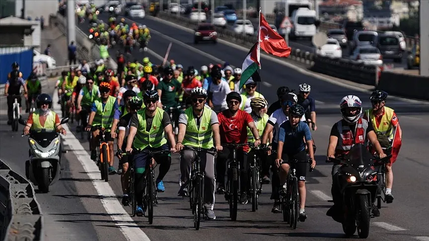 15 TEMMUZ RUHU İÇİN PEDALLAR DÖNDÜ
