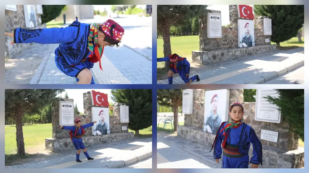NİĞDELİ MİNİK BEDİRHAN’DAN ZEYBEK PERFORMANSIYLA ANLAMLI SELAM (VİDEO HABER)